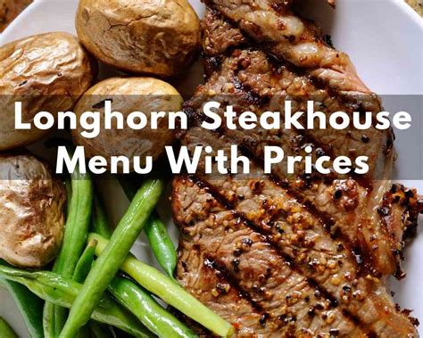 longhorn steakhouse menu prices|longhorn lunch menu with prices 2023.